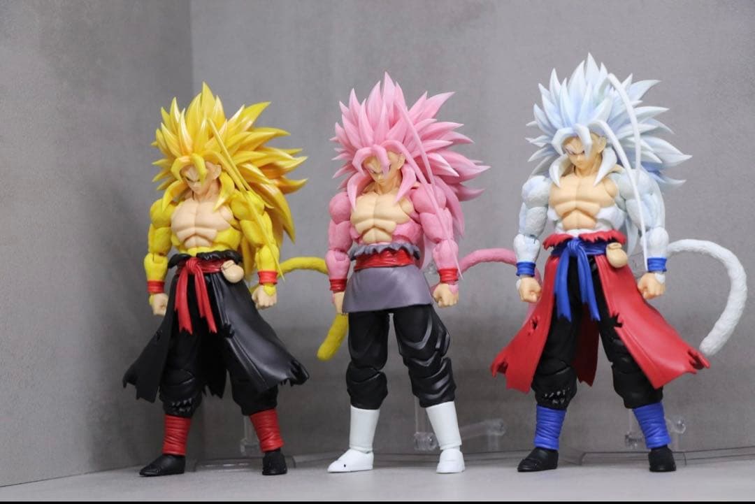 激レア海外限定S.H.フィギュア ドラゴンボール スーパーサイヤ人5 孫悟空ゼノ