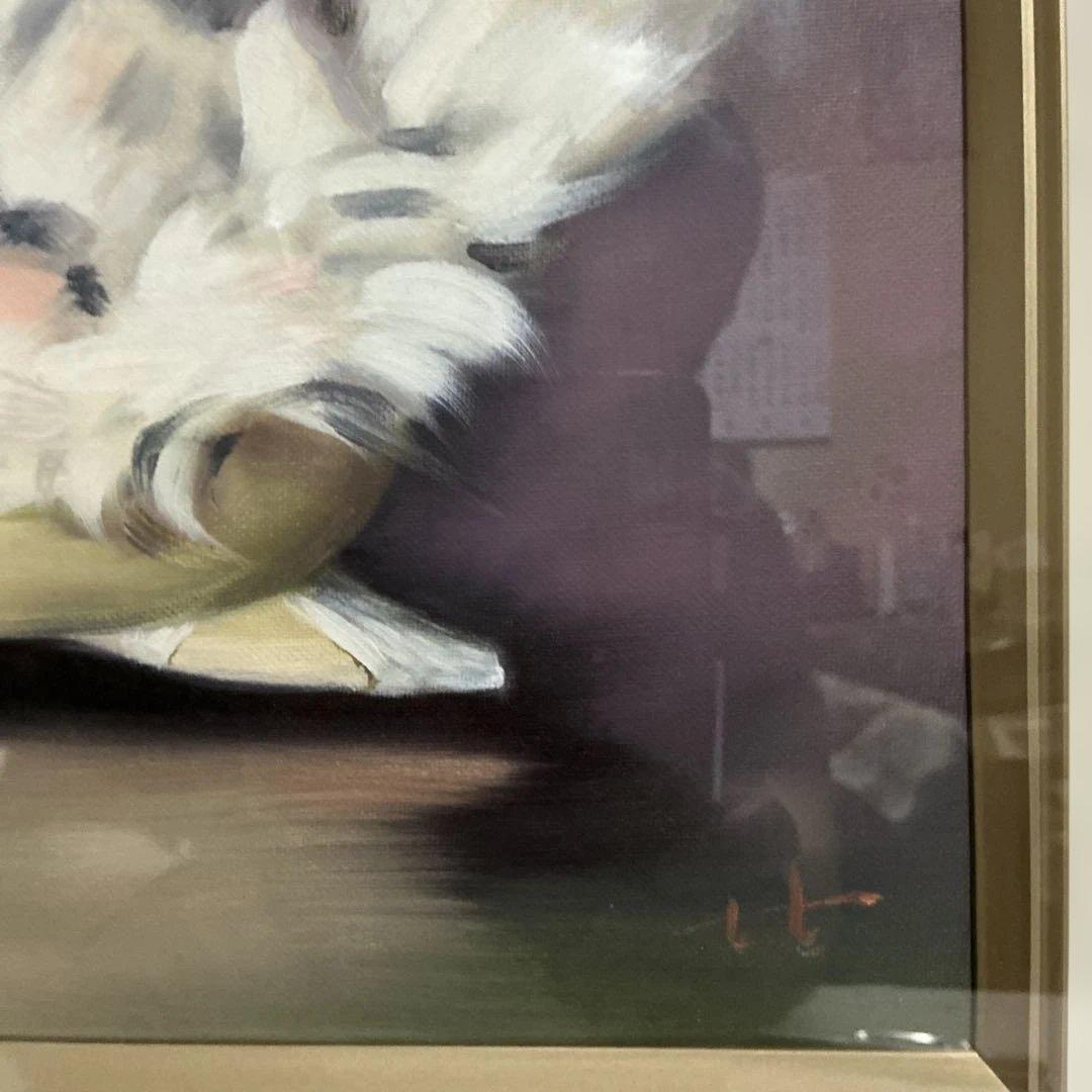 しんちゃんさん専用　【真作】　谷崎 勉　バレリーナ　油彩　油絵　人物　美術品