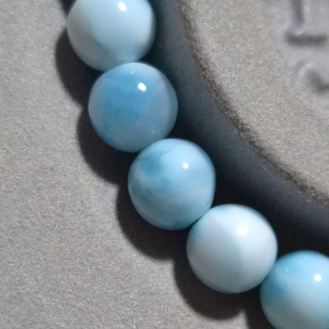 ラリマー　小粒　ブレスレット