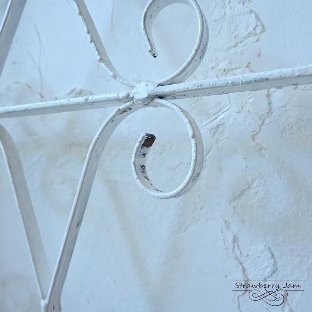 L2602-56 英国アンティーク アイアンゲート 白 門扉 ガーデニング