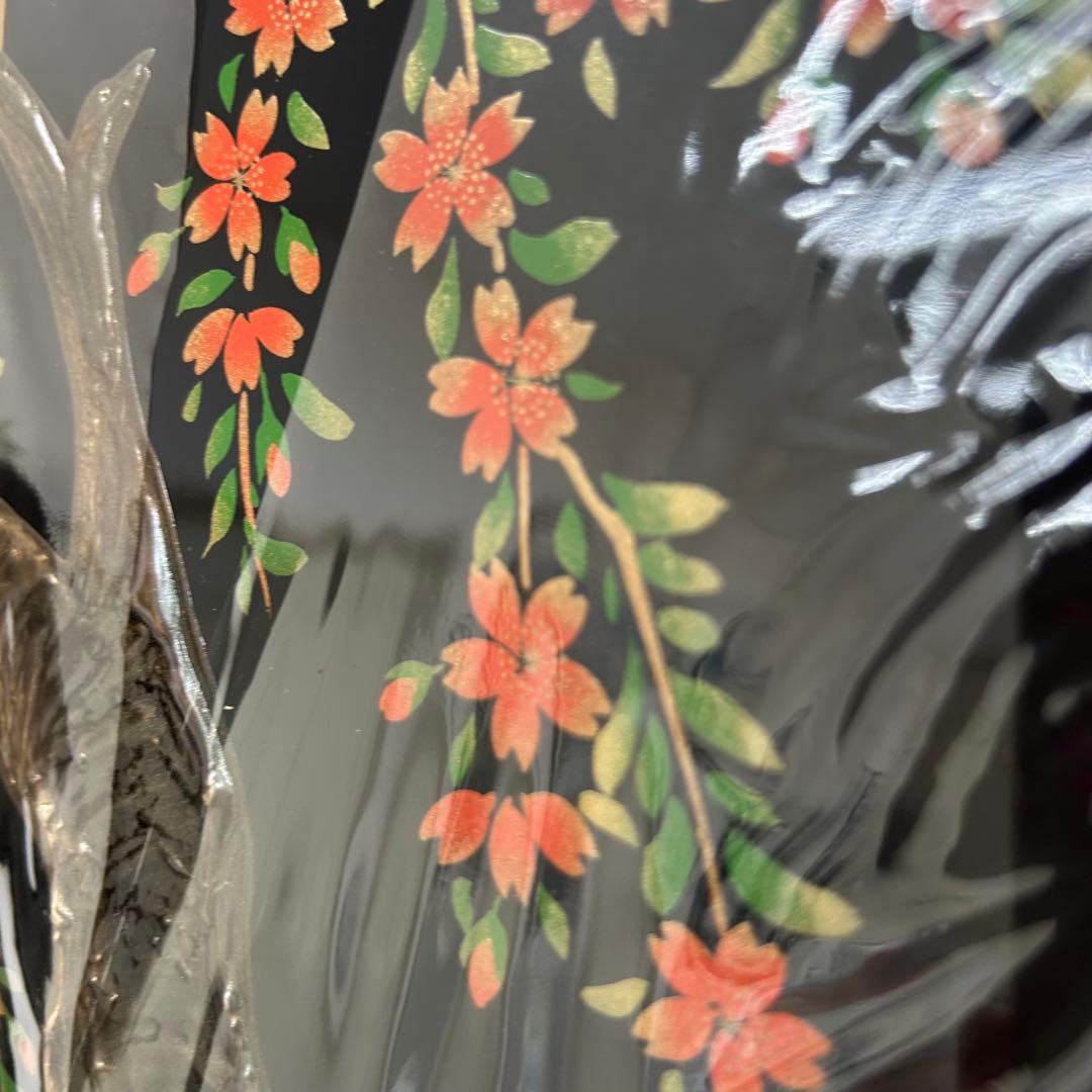 新品　飾り羽子板　天侊作　上村　松園　お羽子板飾り台付き　束金蒔絵付き羽子板