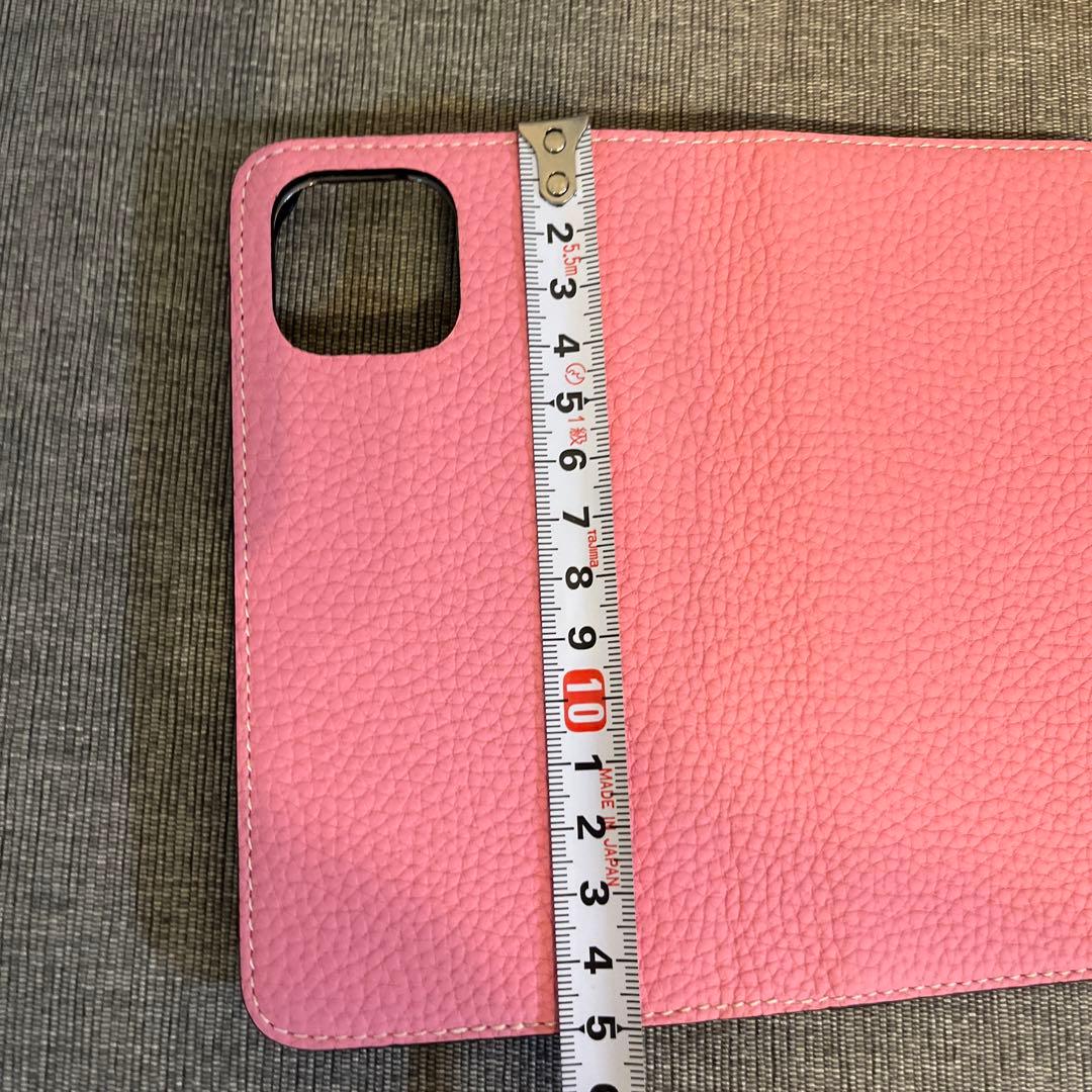 BONAVENTURAボナペンチュラ手帳型ケース iPhoneピンクトープ