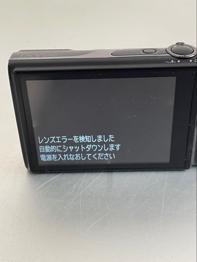 【ジャンク品】Canon IXY 650 ブラック 付属品