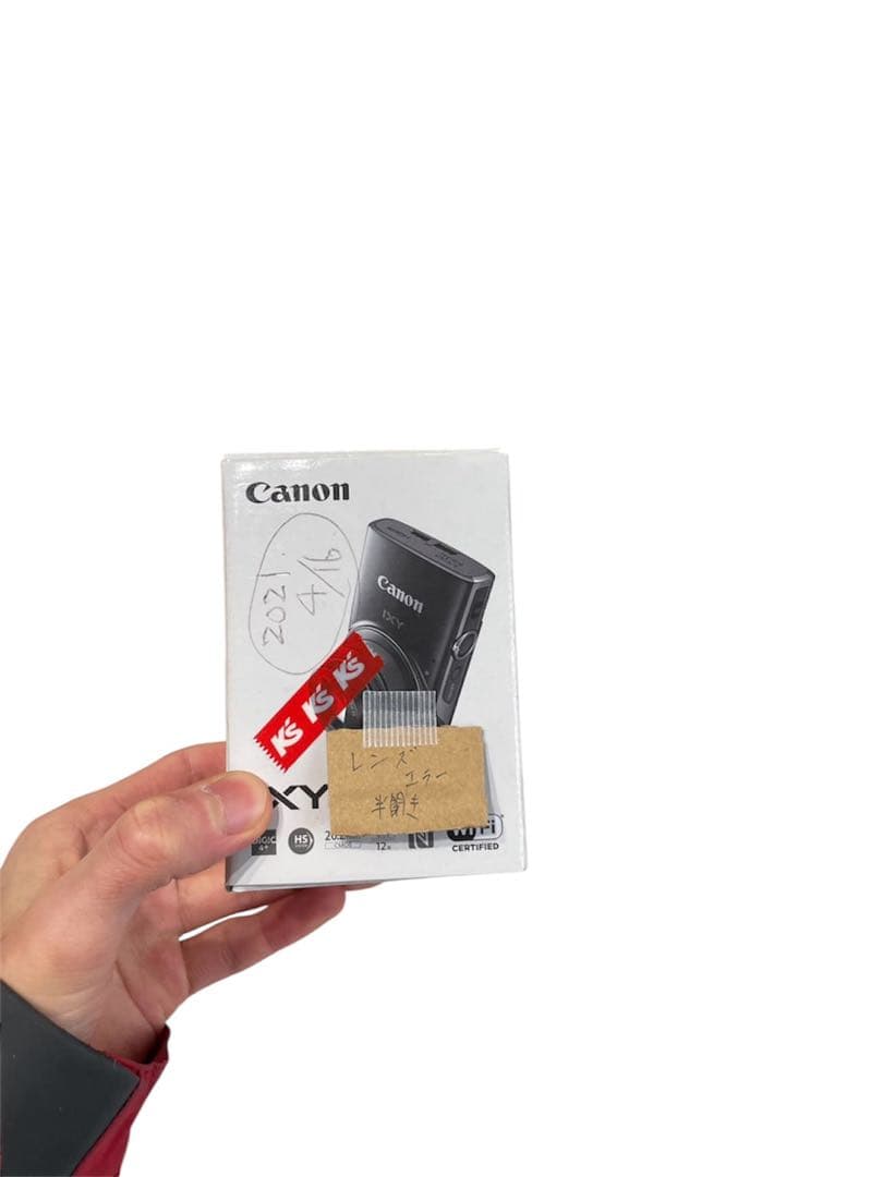 【ジャンク品】Canon IXY 650 ブラック 付属品