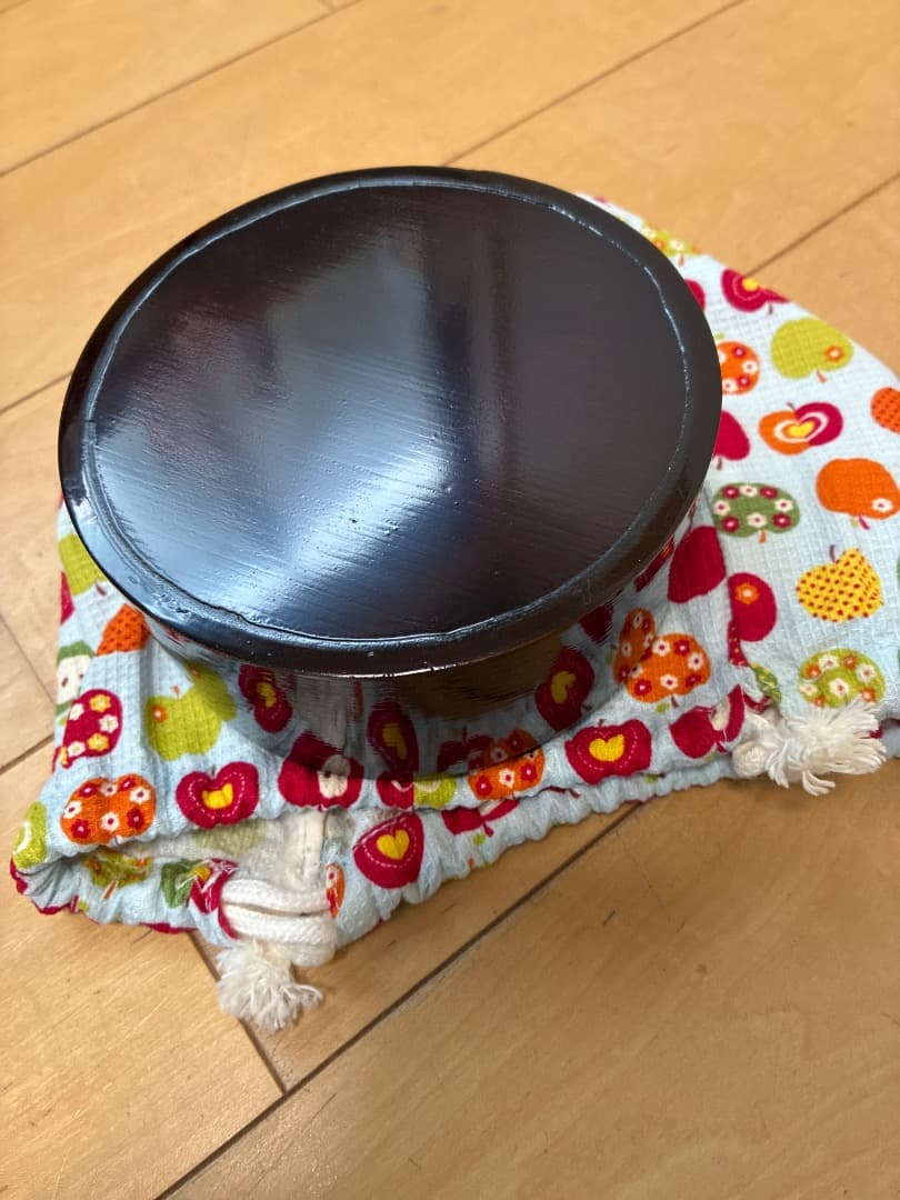 井川メンパ　直径13センチ　新品　巾着袋付き