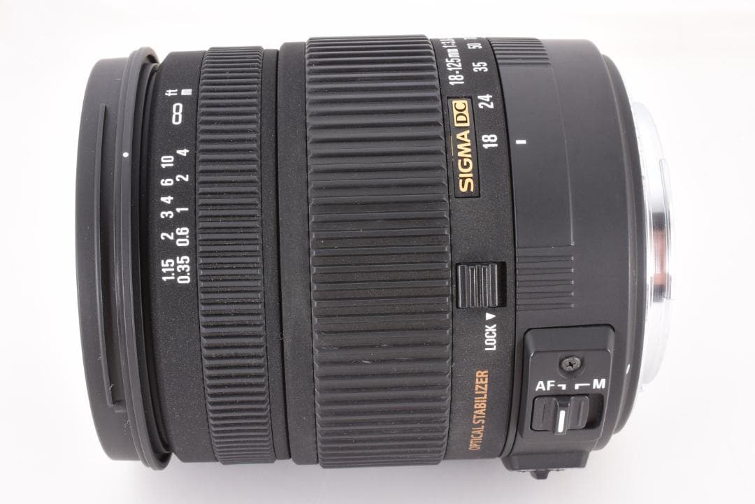 【手振れ補正あり】 SIGMA 18-125mm F3.8-5.6 キヤノン