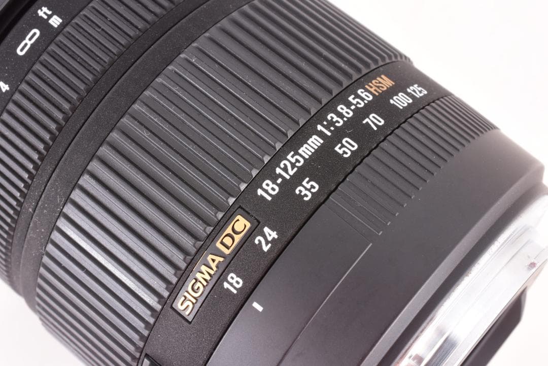 【手振れ補正あり】 SIGMA 18-125mm F3.8-5.6 キヤノン