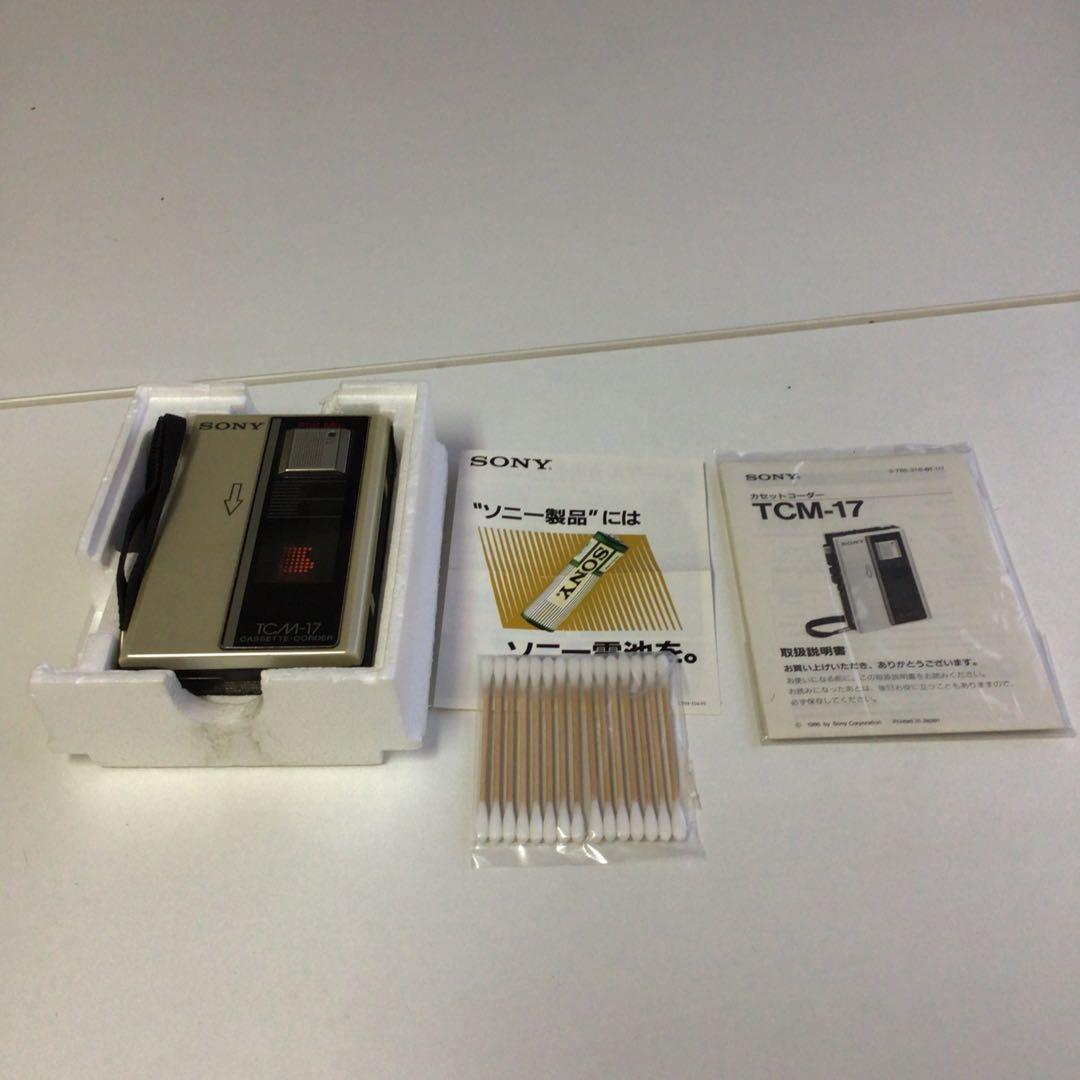No.283 SONY TCM-17 カセットコーダー