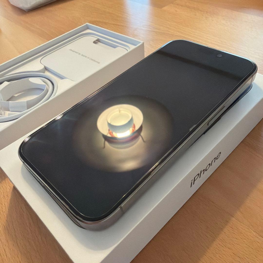 iPhone15Pro 256GB ナチュラルチタニウム TORRASケース付き