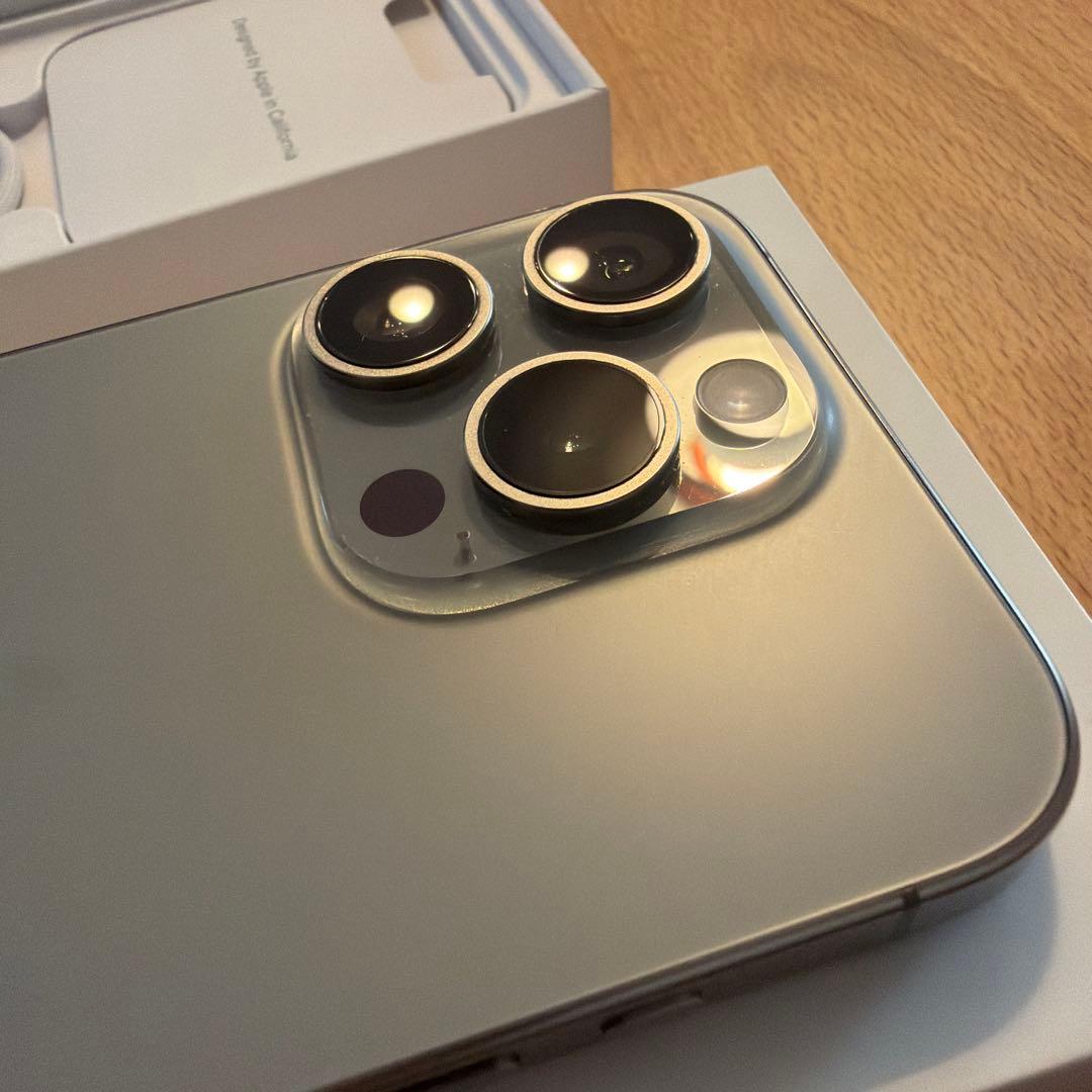 iPhone15Pro 256GB ナチュラルチタニウム TORRASケース付き