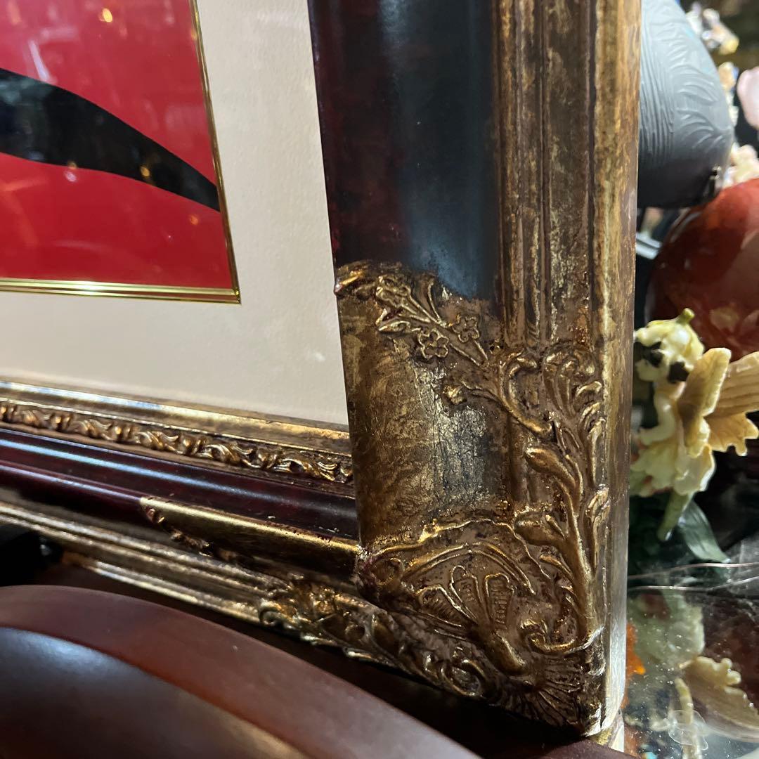 エルテ　「グラマー」　 シルクスクリーン、豪華な額 ロシア生まれのフランス人