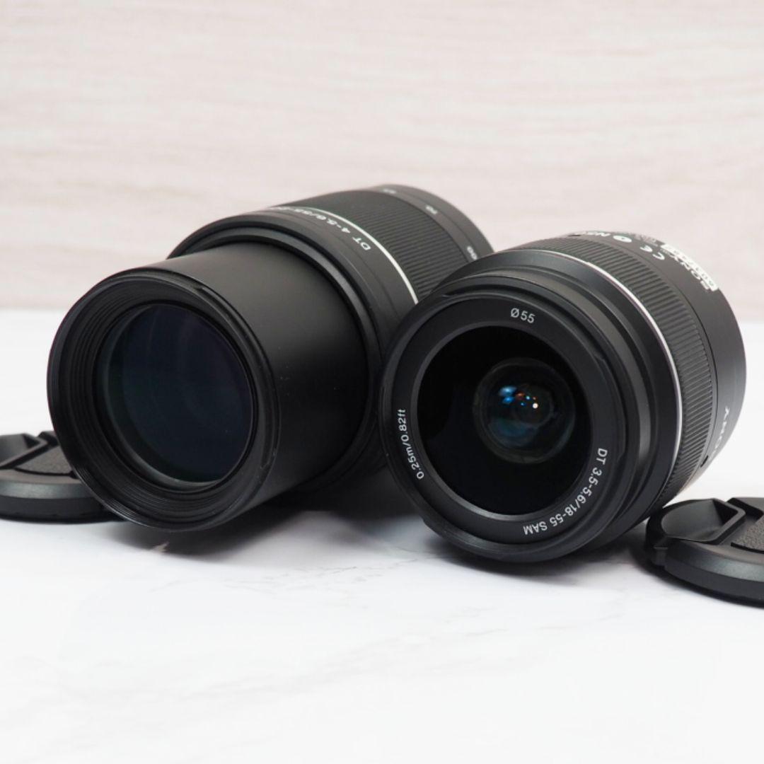 ⭐️SONY α55 ダブルレンズセット 動作良好 一眼レフ 初心者
