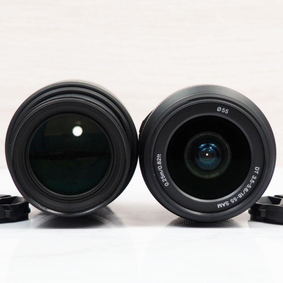 ⭐️SONY α55 ダブルレンズセット 動作良好 一眼レフ 初心者