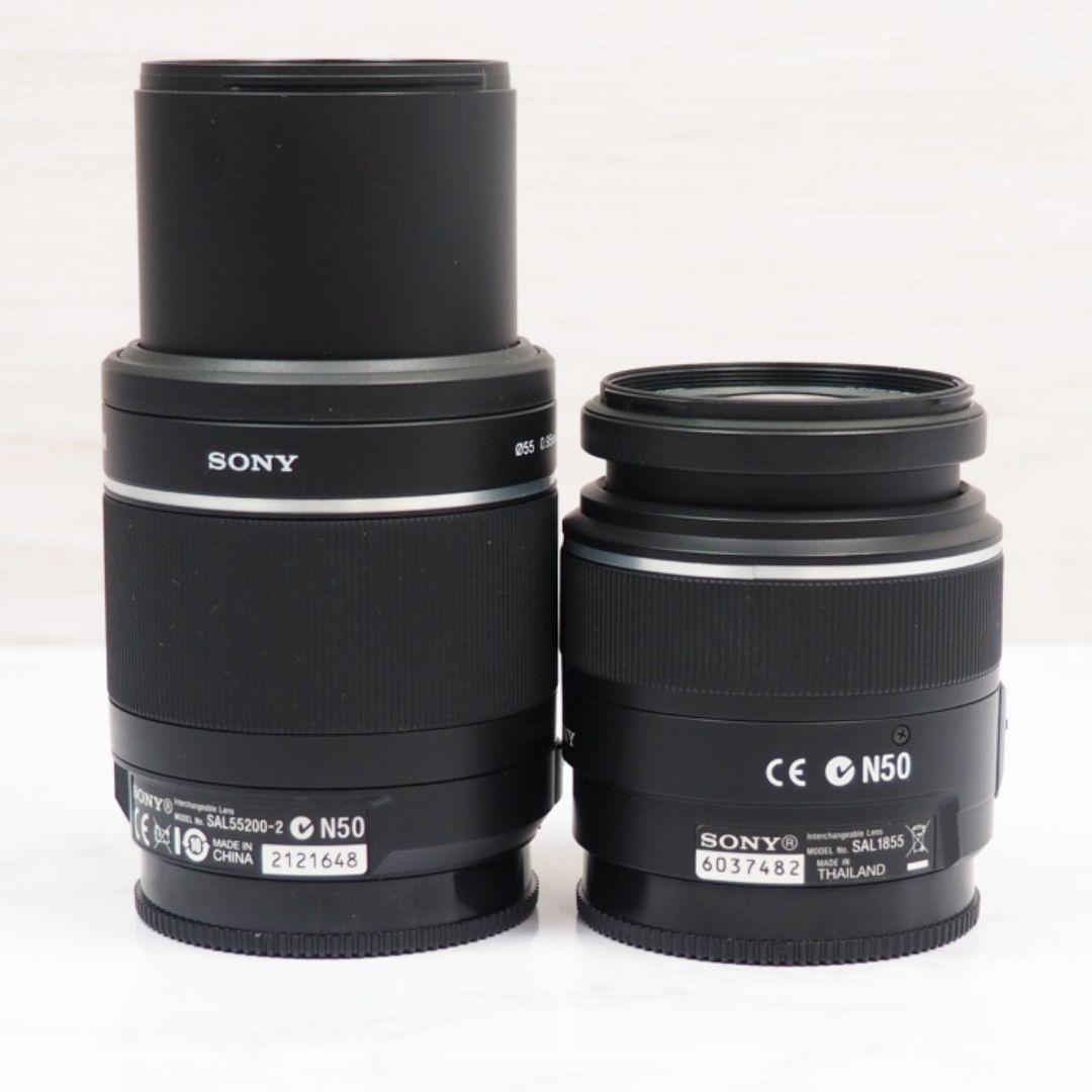 ⭐️SONY α55 ダブルレンズセット 動作良好 一眼レフ 初心者