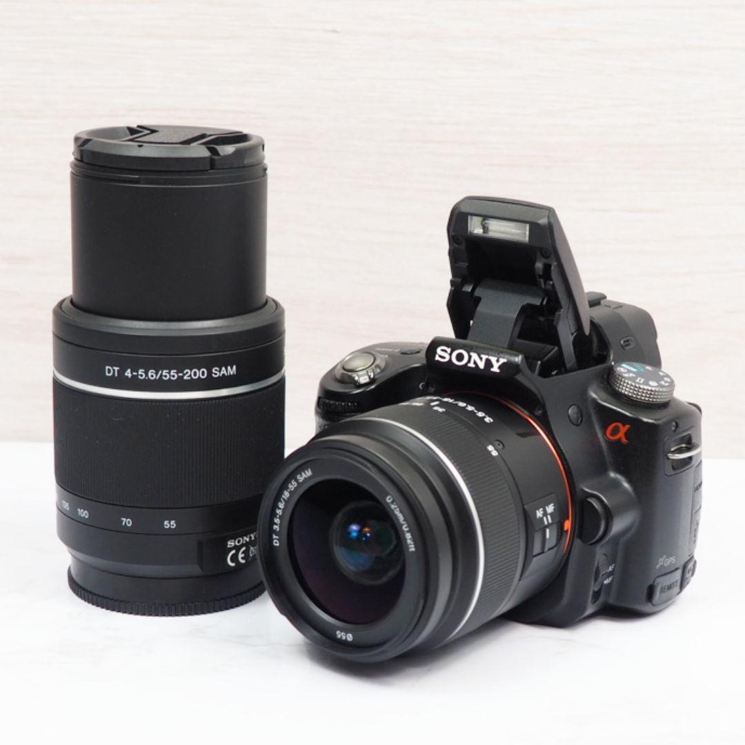 ⭐️SONY α55 ダブルレンズセット 動作良好 一眼レフ 初心者