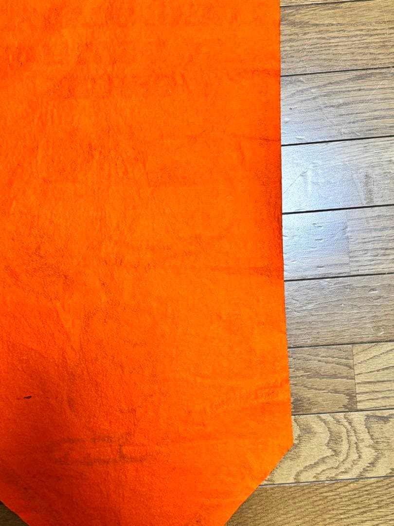 70's スヌーピー ジョークール フェルトバナー ペナント オレンジ