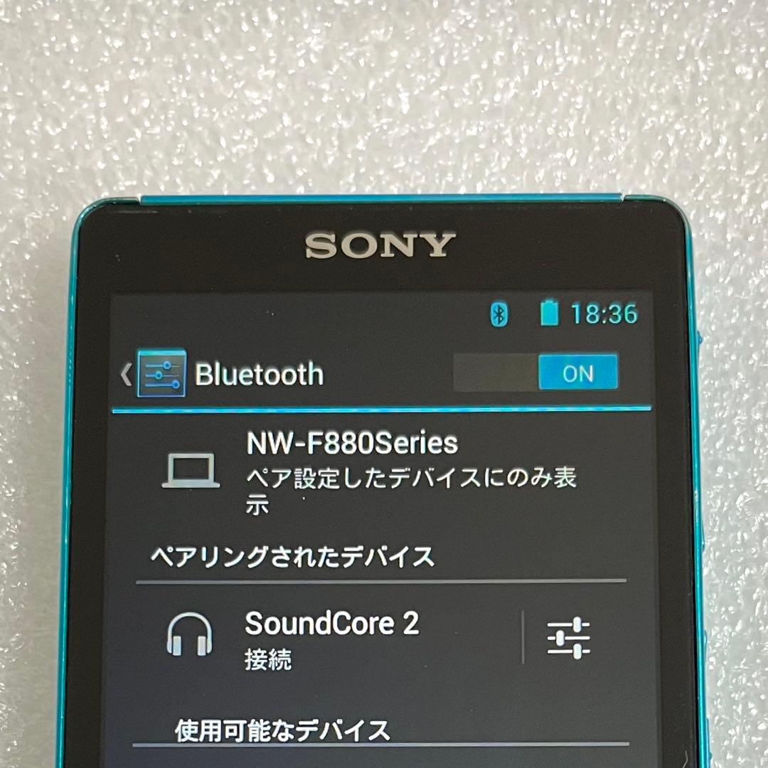 【バッテリー良好】SONY ウォークマン　NW-F886 32GB あお