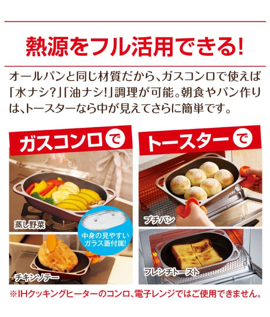 HF14【未使用品】アサヒ軽金属　スペースパン　2点セット