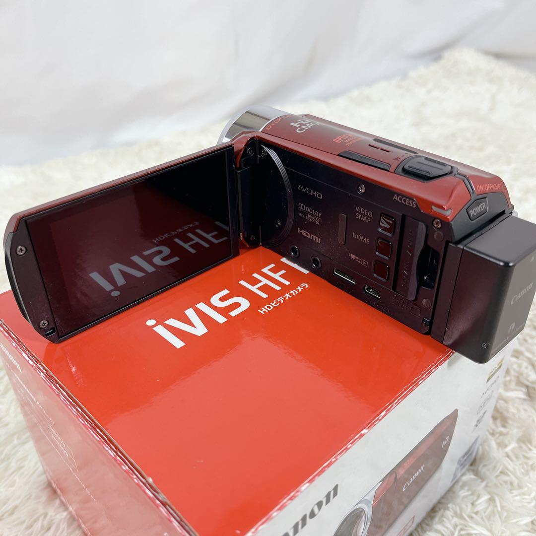 Canon iVIS HF R32 ビデオカメラ 本体　レッド