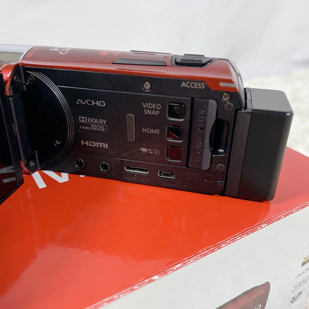 Canon iVIS HF R32 ビデオカメラ 本体　レッド
