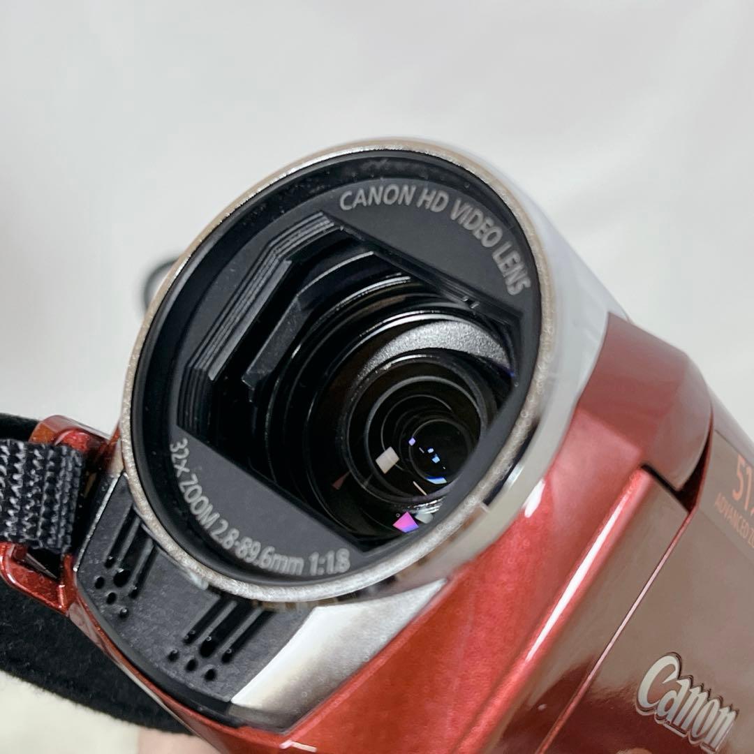 Canon iVIS HF R32 ビデオカメラ 本体　レッド