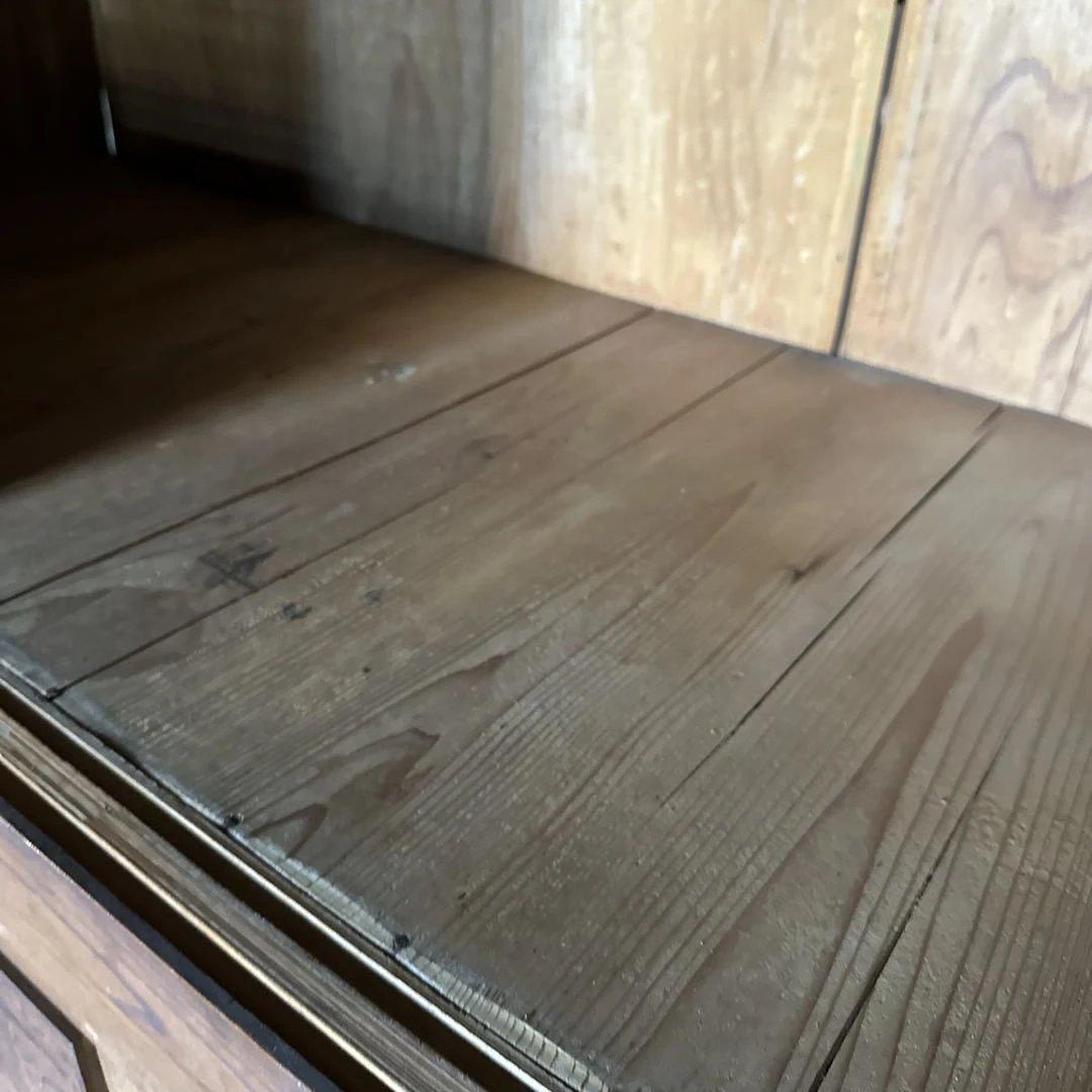 ヴィンテージ素晴らしい木製収納キャビネット 引き出し多数食器棚に❣️素敵すぎる‼️