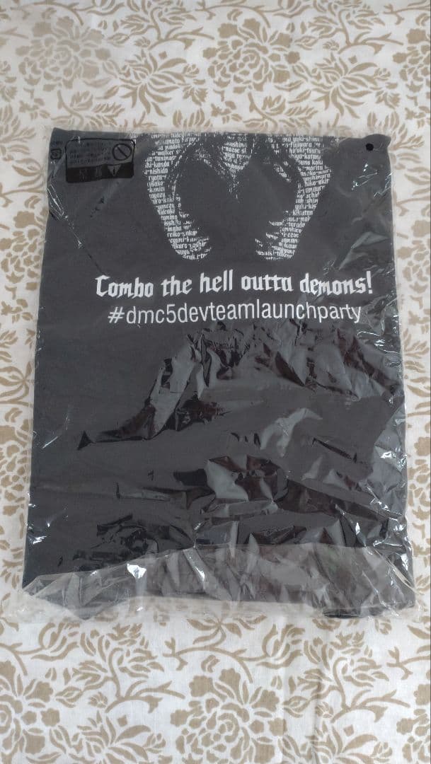 デビルメイクライ エンプーサ 開発スタッフ打ち上げ用 Tシャツ 一般 【Ｌ】