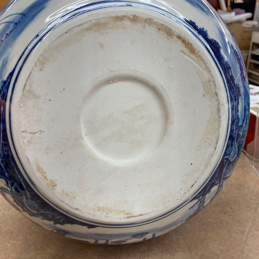 お値下げしました。瓢箪型山水花瓶