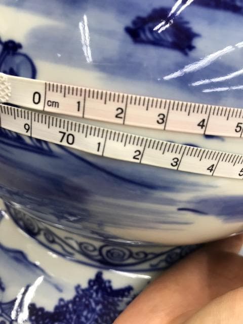 お値下げしました。瓢箪型山水花瓶