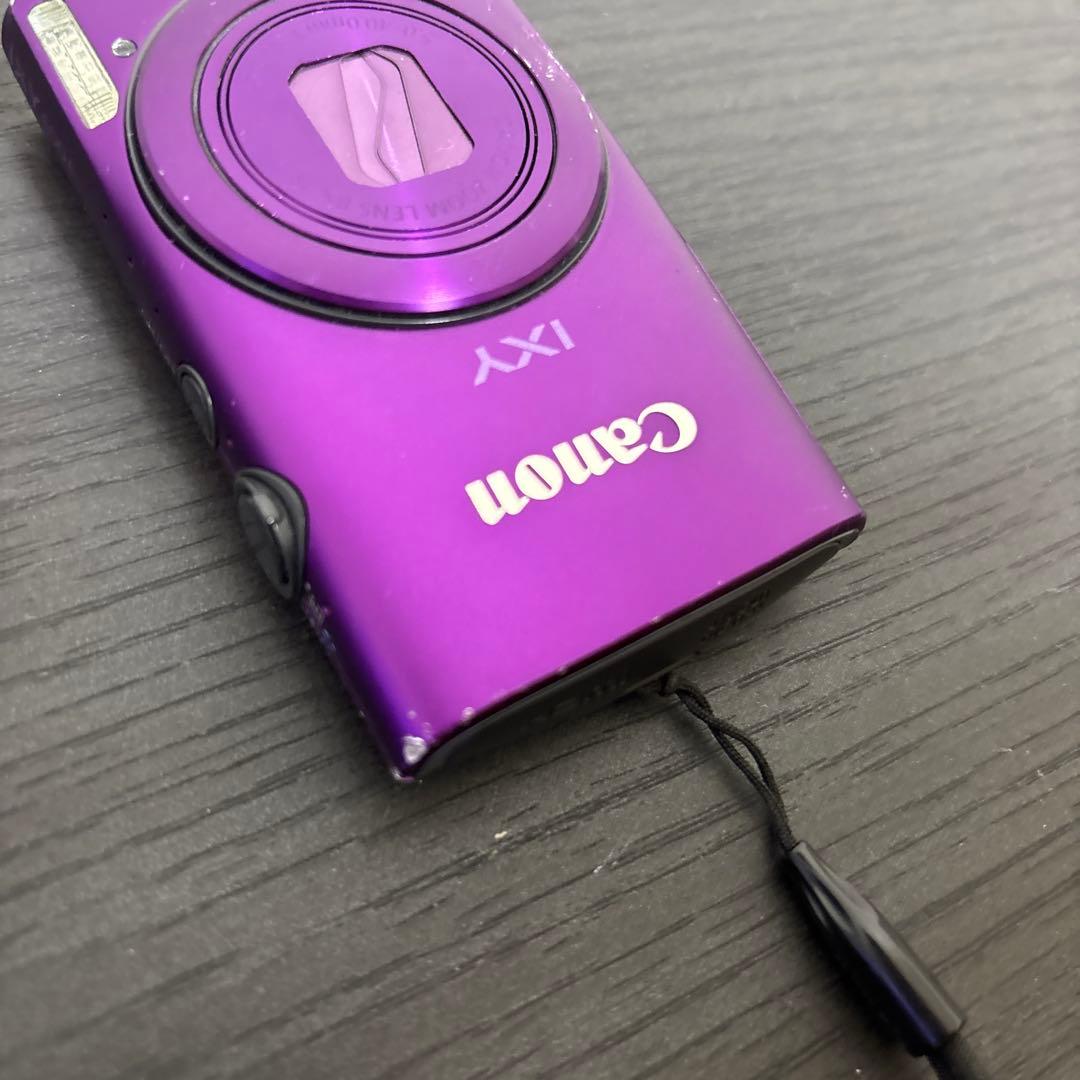 【動作確認済】 Canon IXY パープル 本体と付属品