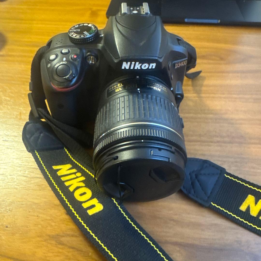 Nikon D3400 一眼レフカメラ レンズセット・バッテリー・ケース