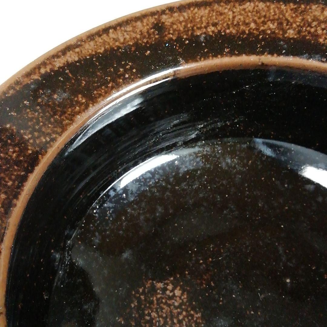 Ｗ１５６　建水　『膳所焼』『エフゴ　建水』『淡海ぜぜ陽炎園 造』　共箱　茶道具