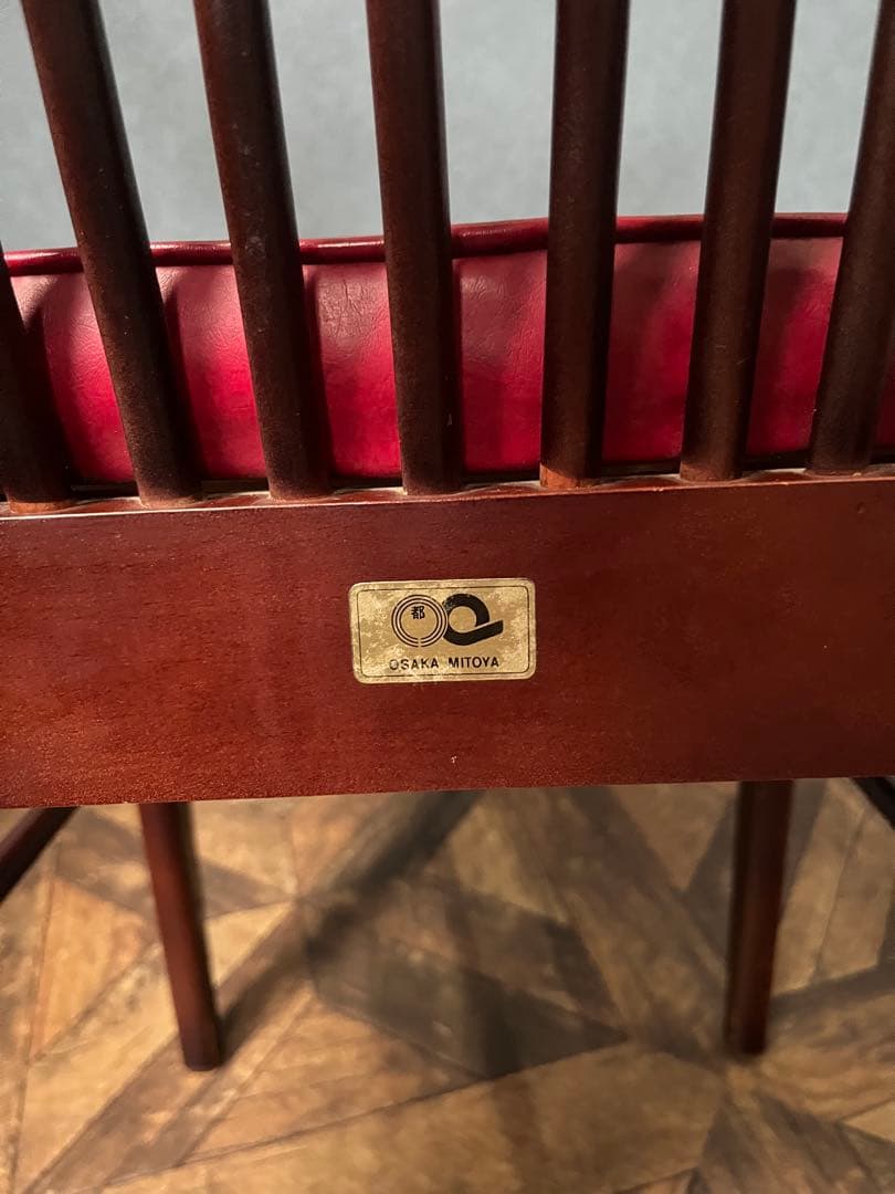 ① 椅子 セット インテリア 昭和レトロ 当時物 ヴィンテージ