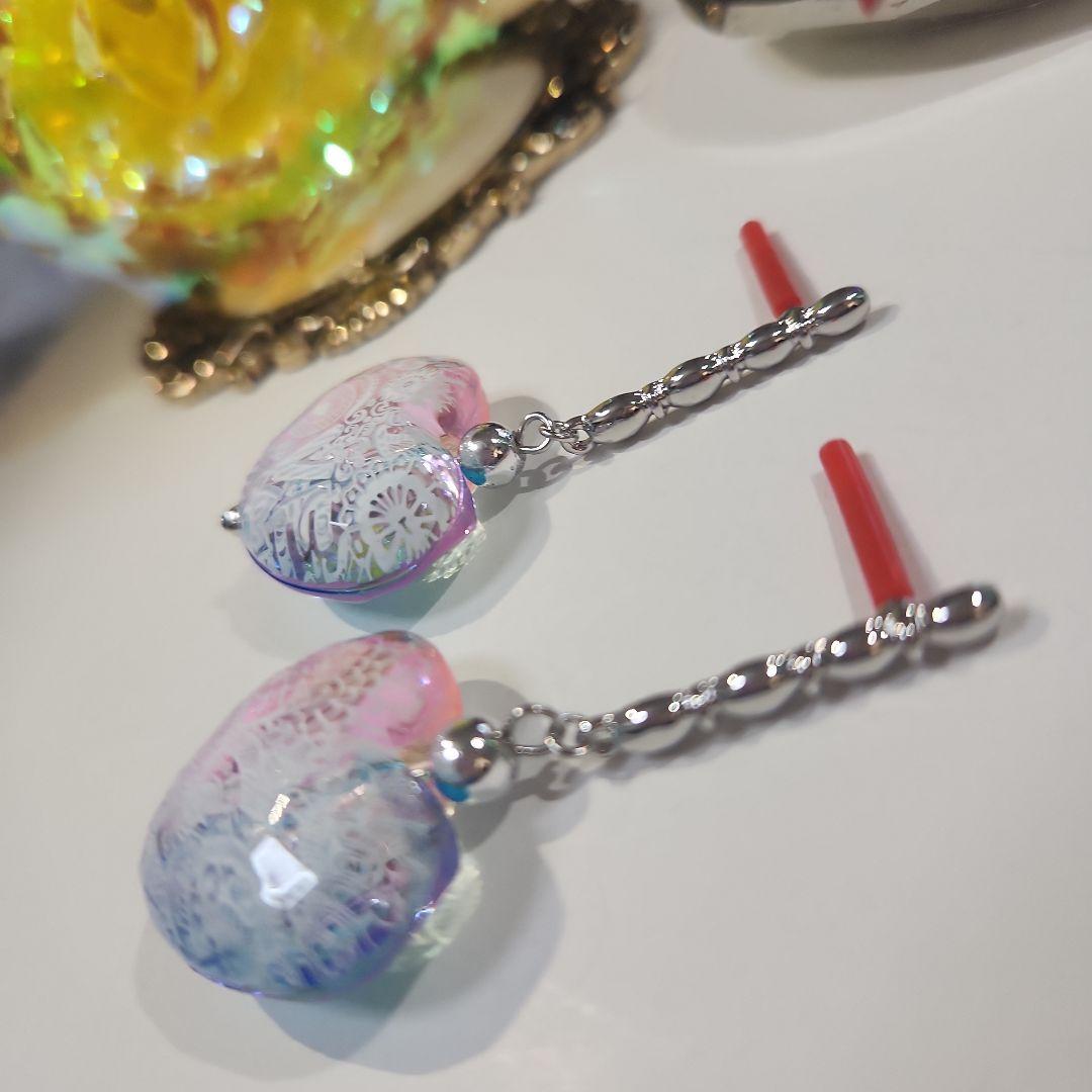 ハンドメイドピアス3377