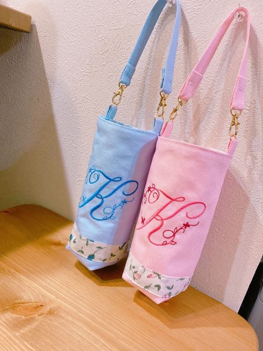 保冷対応お弁当袋 ランチョンマット お好きなイニシャルで リバティ生地