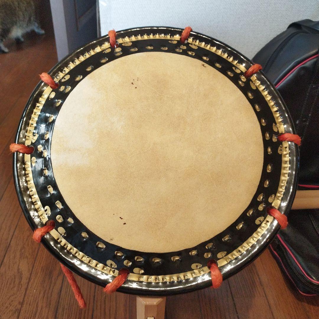 締太鼓　、台、撥、ケースセット 送料込