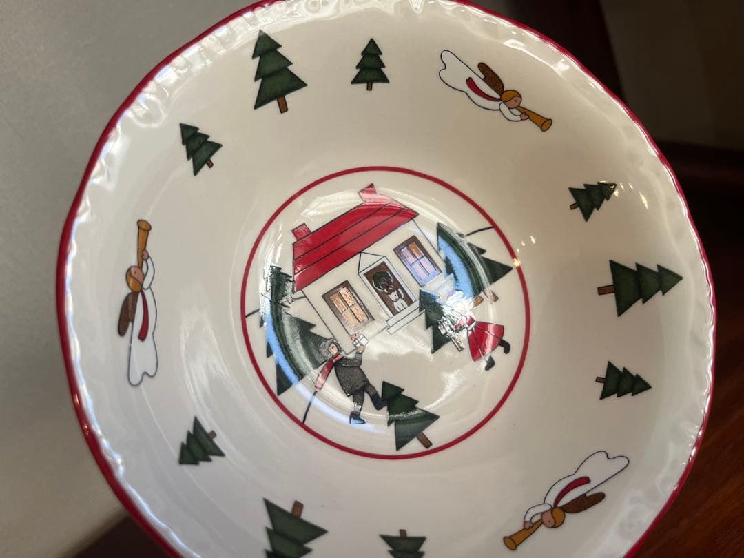 Mason’s Christmas village ボウル　4枚セット