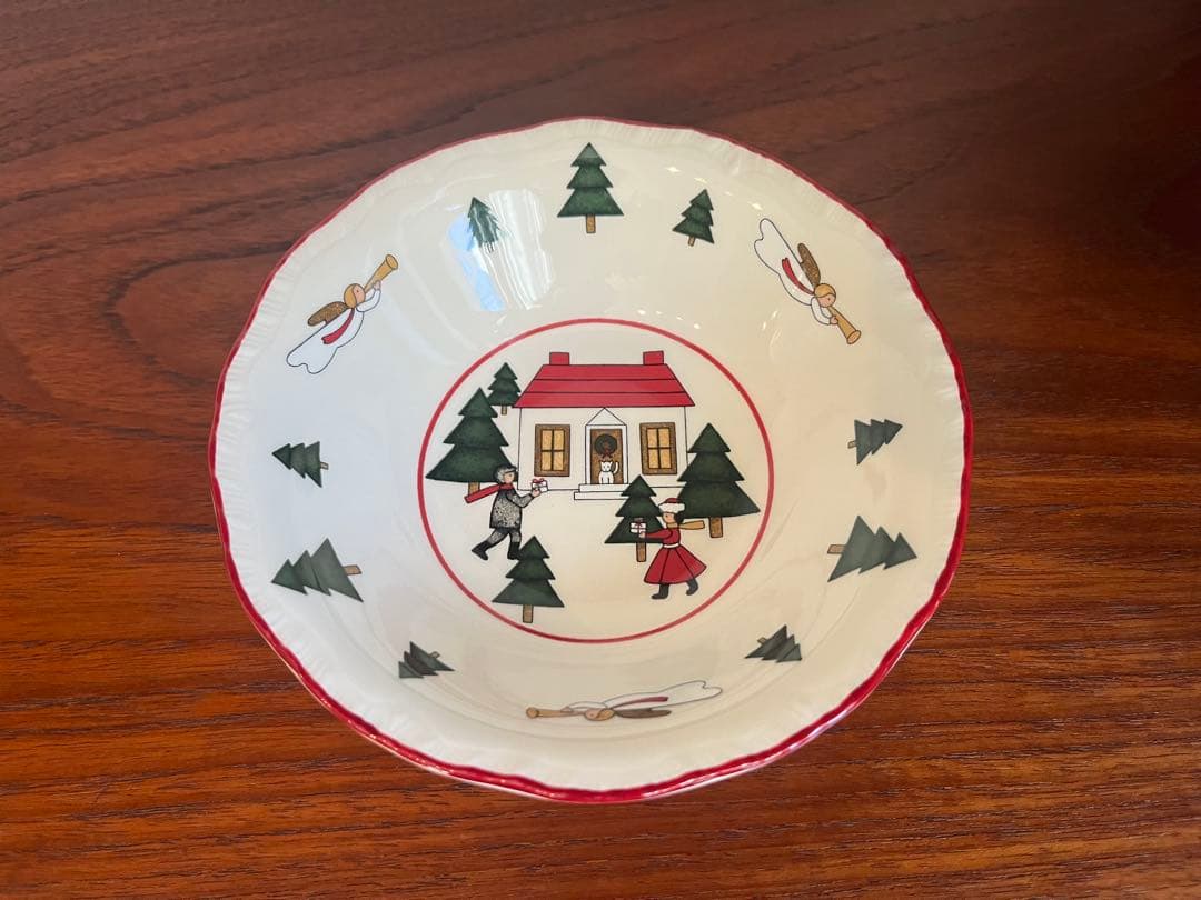 Mason’s Christmas village ボウル　4枚セット