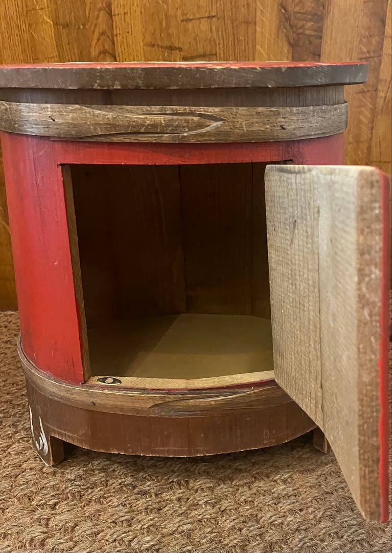 イタリア製　アンティーク　スツール　花台　/ カントリー家具