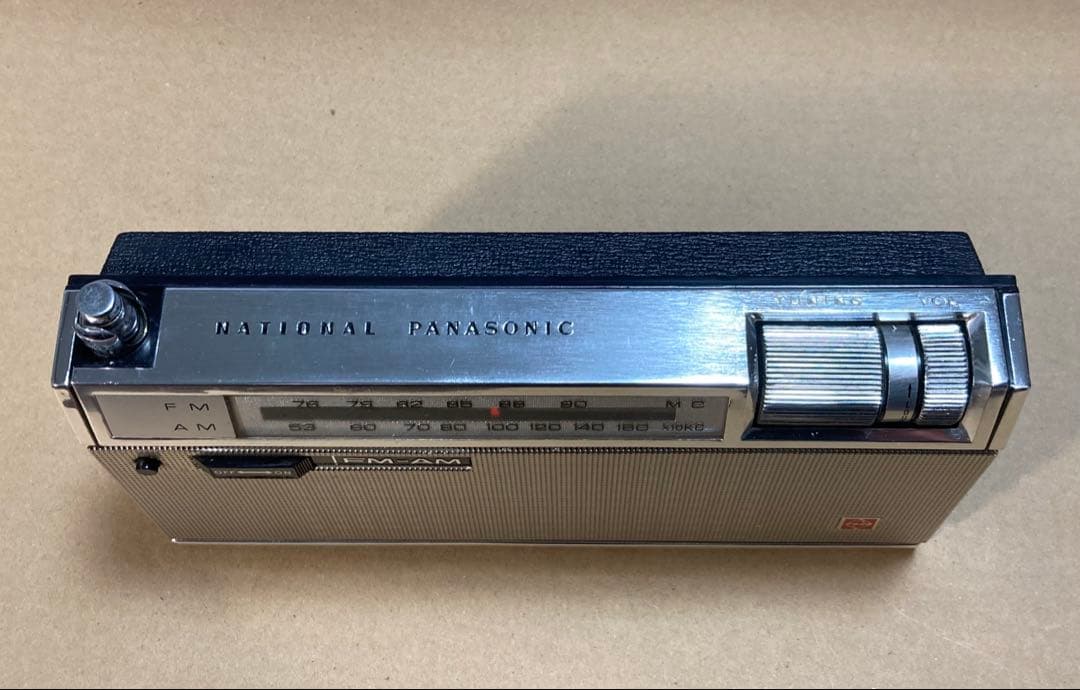 《完動品》昭和NationalPanasonicFM/AMラジオRF-800