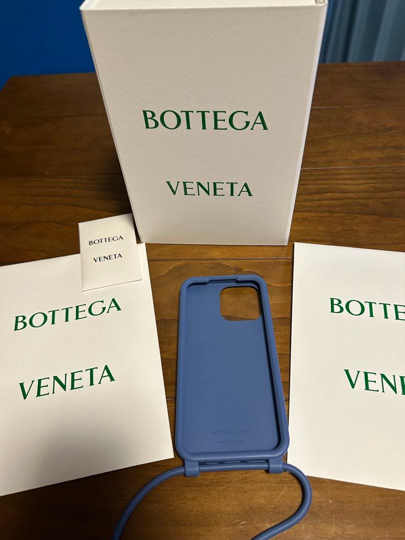 BOTTEGA VENETA ブルー iPhone14ProMax ケース美品