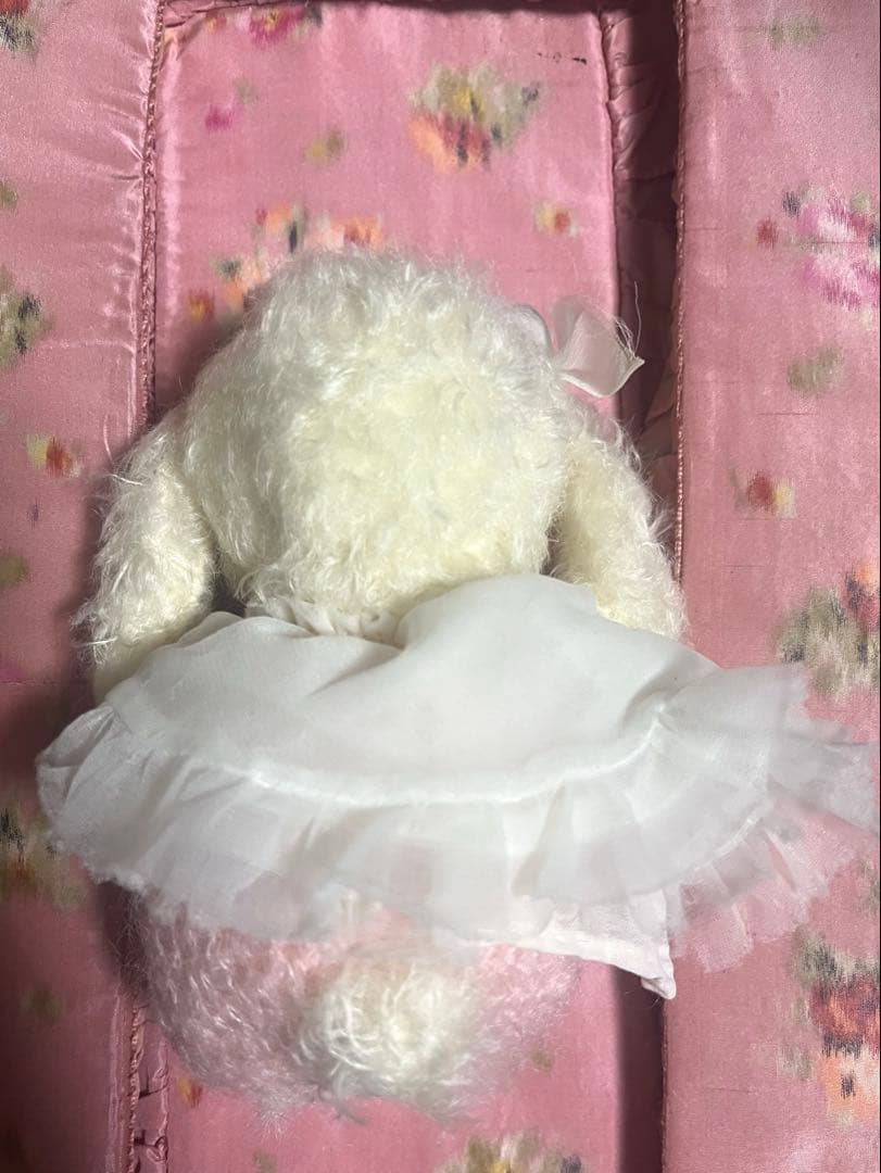 お値下げ　人気作家様　ハンドメイド　うさぎ　ぬいぐるみ　アンティーク　白兎