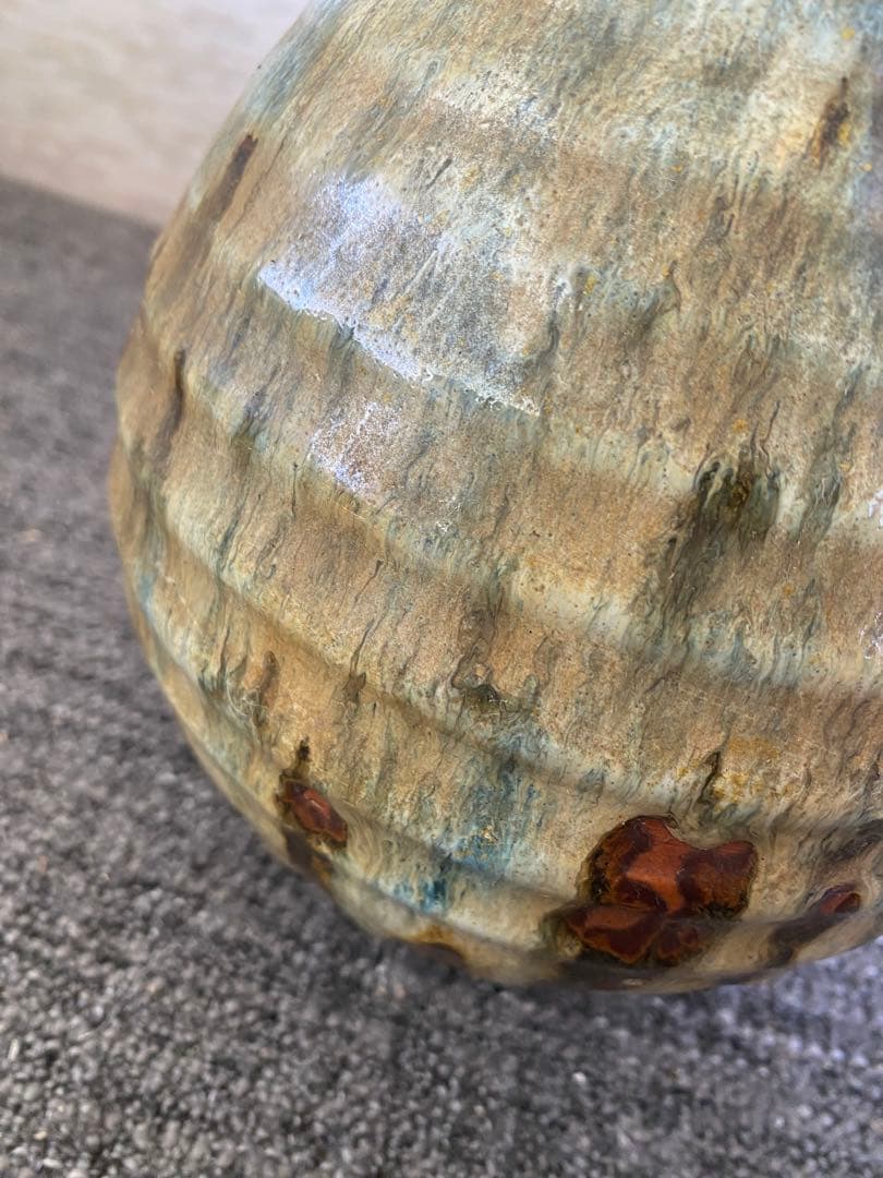 青芳　花瓶　置物　壺　花器