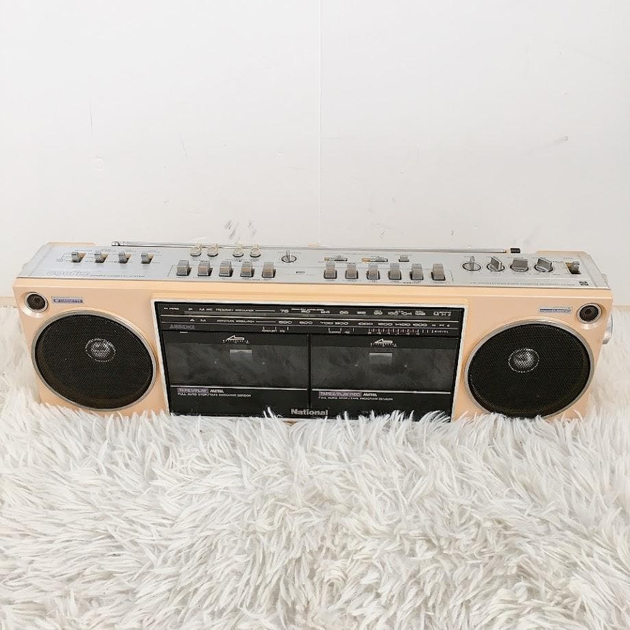National RX-D30 ダブルラジカセ 当時物 昭和レトロ