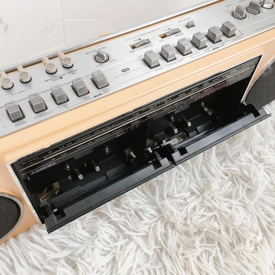 National RX-D30 ダブルラジカセ 当時物 昭和レトロ