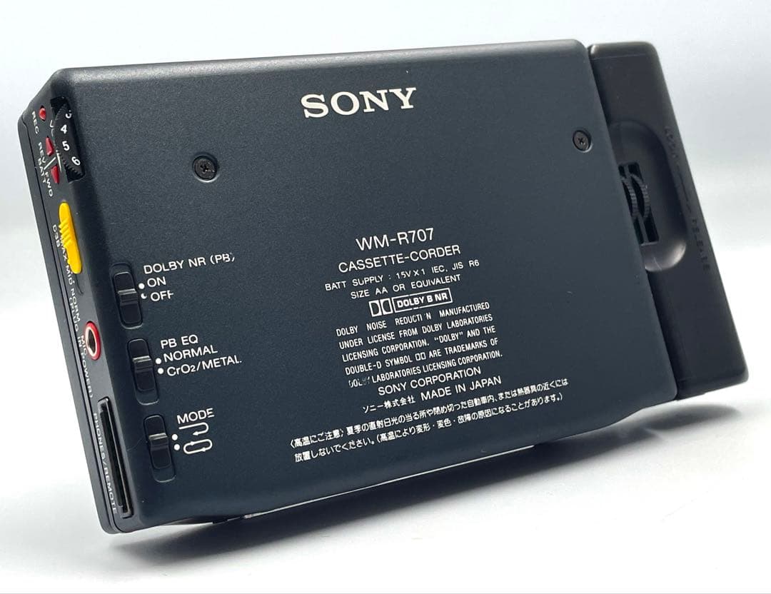 ジャンク　外観美品　SONY WM-R707 Walkman カセットレコーダー