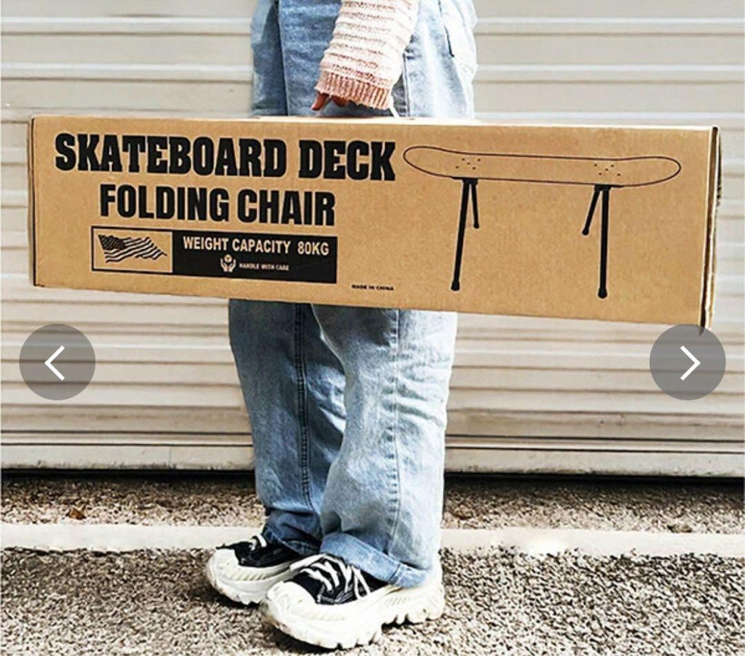 スケートボード デッキ フォルディング チェアーベティ