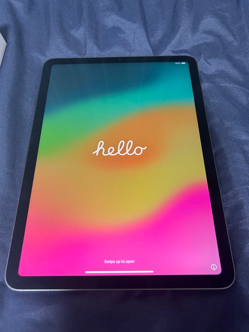iPadAir第4世代 64GB スペースグレイ （箱、充電器あり)