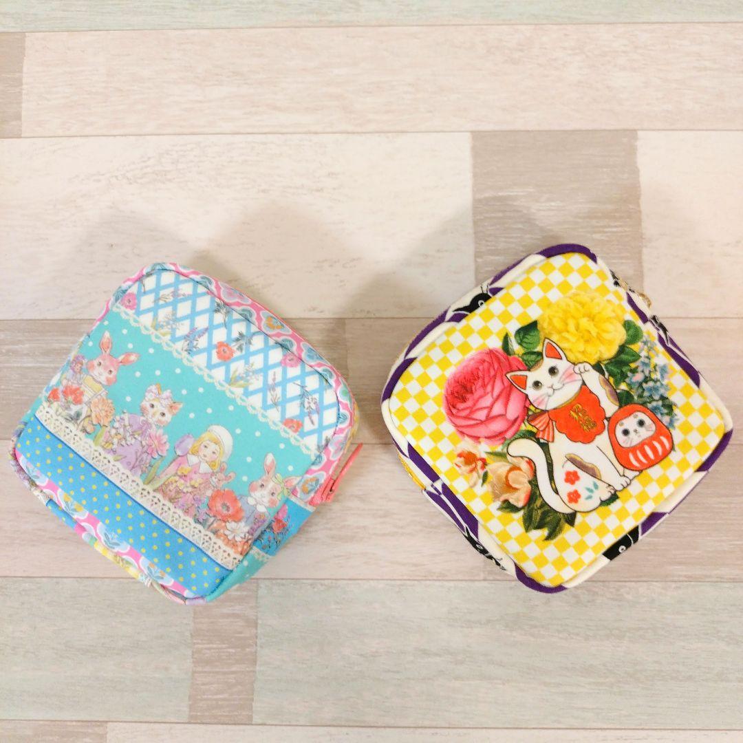 専用☆スクエア型ポーチ2点 ☆ ジョリーフルール