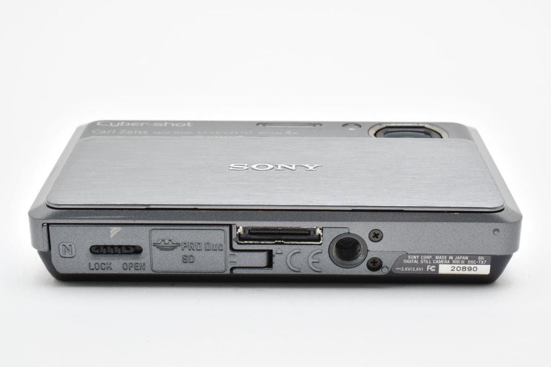 【美品】SONY Cyber-shot DSC-TX7 シルバー　動作確認済